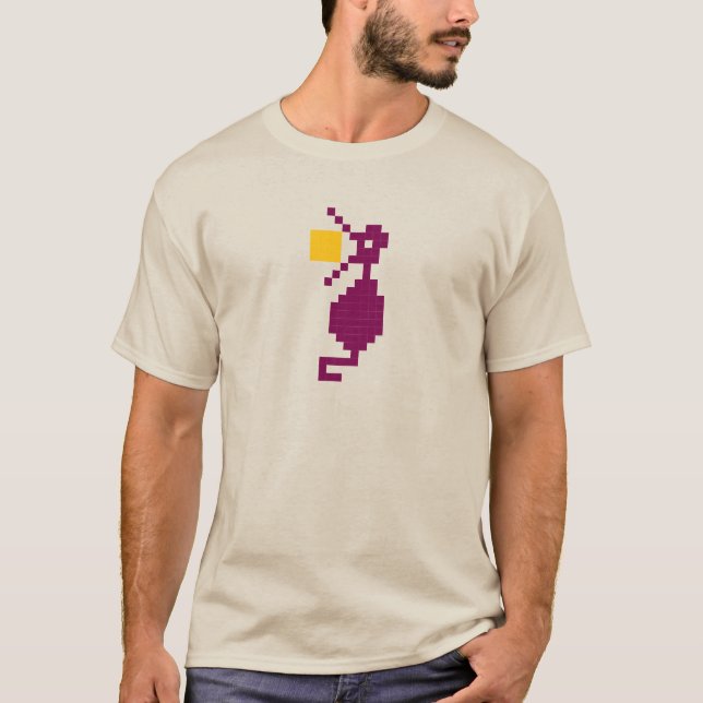 Pixel Dragon Lunchmeat T Shirt (Framsida)