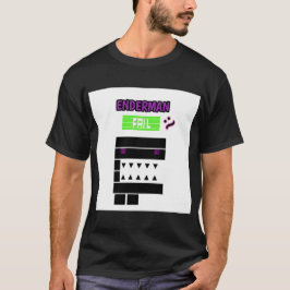 Pixel Enderman Misslyckas Shirt - Funny Gamer Retr T Shirt
