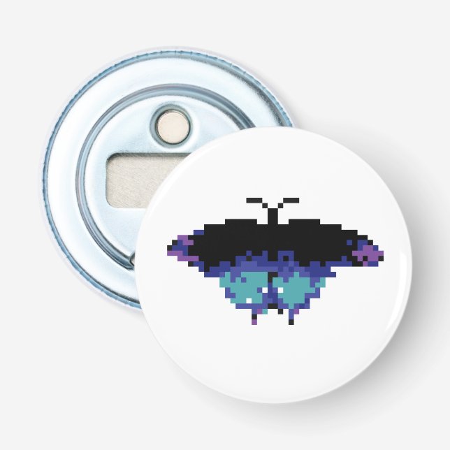 Pixel fjäril flasköppnare (Framsidan)