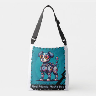 Pixel Friends: Mecha Hund (Robot Hund) Axelväska