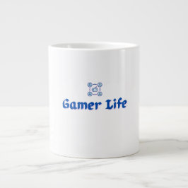 Pixel Gamer Life Jumbo Mugg