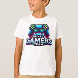 Pixel Gamers Team – Future Gamer Kids T Shirt
