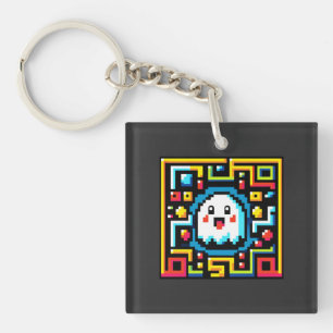 Pixel Ghost Maze - Retro Arcade-Inspired-spel