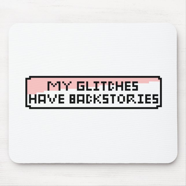 Pixel Glitch Chatta - Funny Retro Gamer Musmatta (Framsidan)