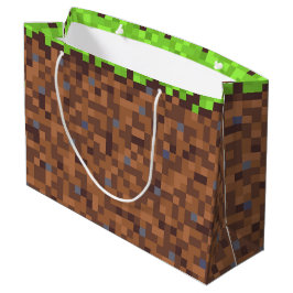 Pixel gräs gamer födelsedag 