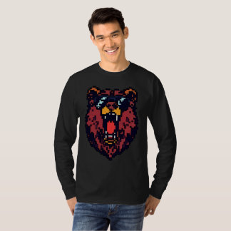 Pixel Grizzly Roar T Shirt