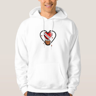 Pixel Heart Balloon - "Upp, Upp och bort Hoodie
