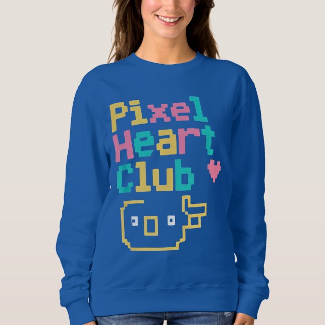 Pixel Heart Club: Retro Love Pixel Art for Gamers  T Shirt (Framsida)