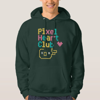 Pixel Heart-Klubben: Retro Kärlek Pixel Art för sp Hoodie