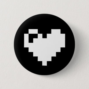 Pixel Heart Knapp