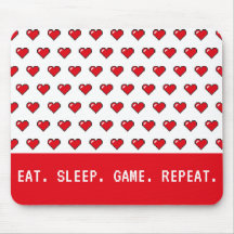 Pixel Heart Mönster