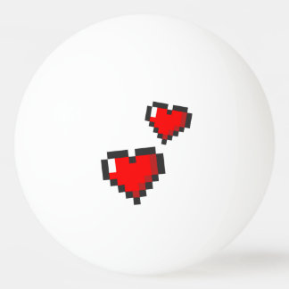 Pixel Heart Mönster Pingisboll