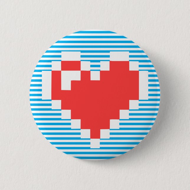 Pixel Heart, som spelar med Randen Collection, Knapp (Framsida)
