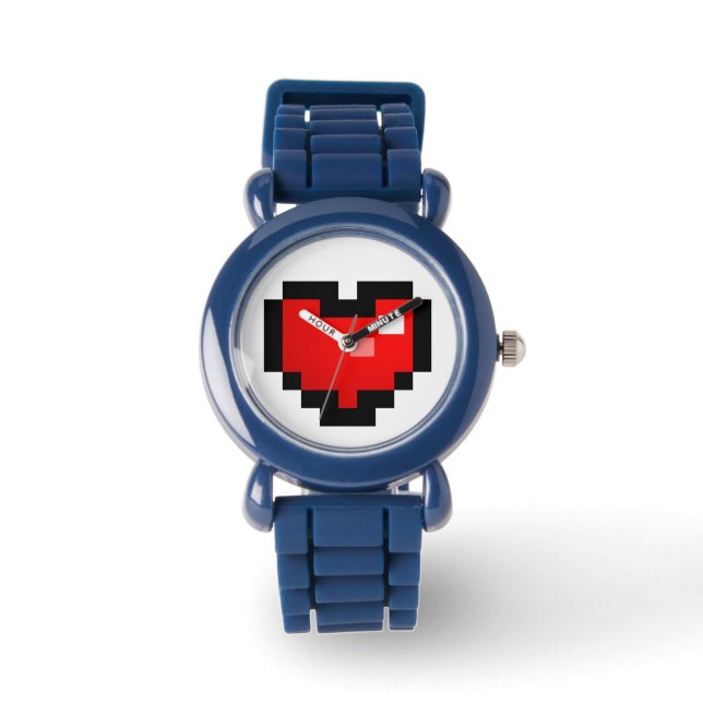 PIXEL HJÄRTA ARMBANDSUR (Framsida)