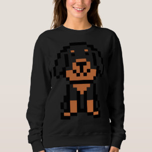 Pixel Hund Rottweiler T Shirt