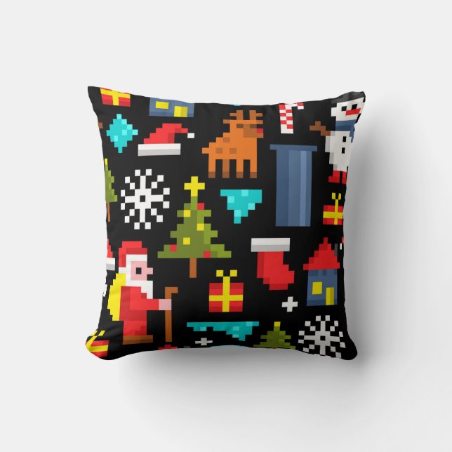 Pixel jul kudde (Framsida)