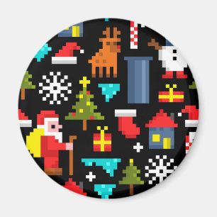 Pixel jul magnet