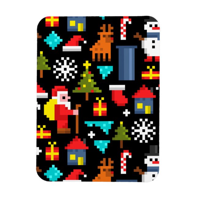 Pixel jul magnet (Vertikal)