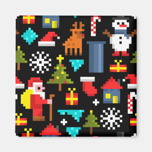 Pixel jul magnet
