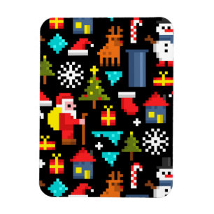 Pixel jul magnet