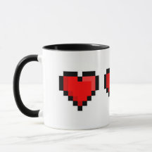 Pixel Kärlek Heart