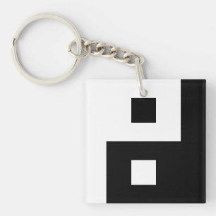 Pixel-konst för unik kvadratyin och Yang-balans