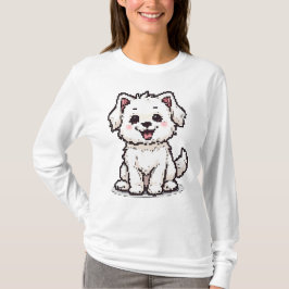Pixel Maltese Delight T Shirt