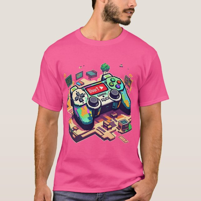 Pixel Meltdown: 16-bitars spel och utbildning, Iso T Shirt (Framsida)