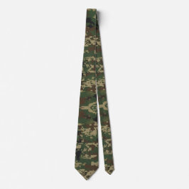 Pixel Militär Kamuflagemönster Slips