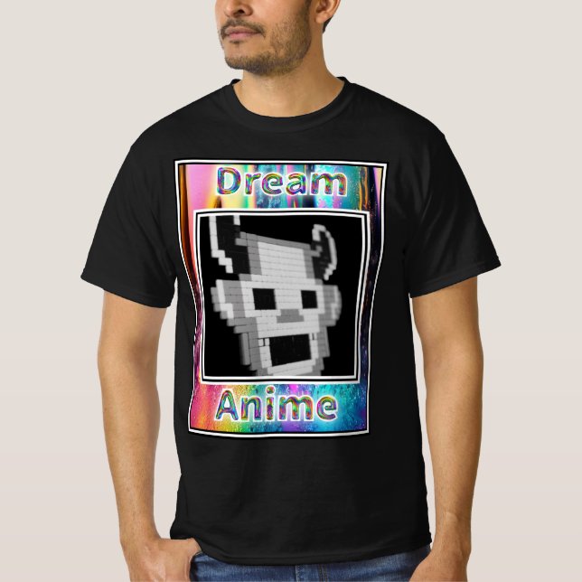 Pixel Monster Dream Anime T Shirt (Framsida)