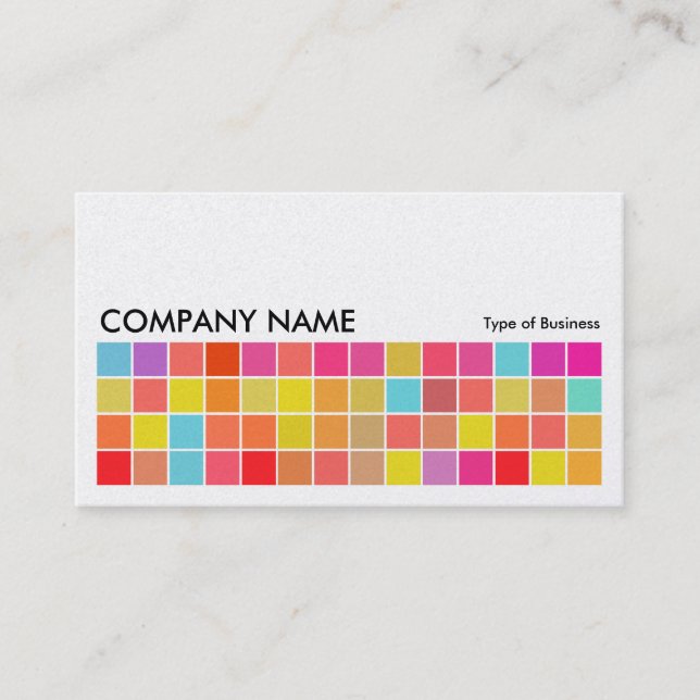 Pixel Motif v2 01 - Platinumkort Visitkort (Framsida)