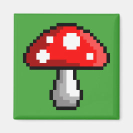 Pixel Mushroom Magnet