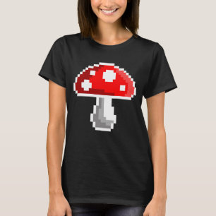 Pixel Mushroom T-Shirt (Mörk)