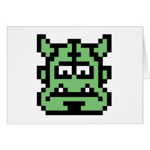 Pixel Ogre Hälsningskort