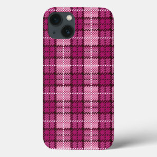 PIXEL Plaid_Magenta-Black