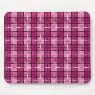 PIXEL Plaid_Magenta-Black Musmatta