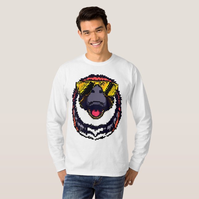 Pixel Platypus T Shirt (Hel framsida)