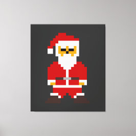 Pixel Pose Tomte Canvastryck