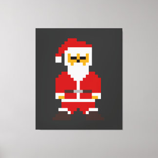 Pixel Pose Tomte Canvastryck