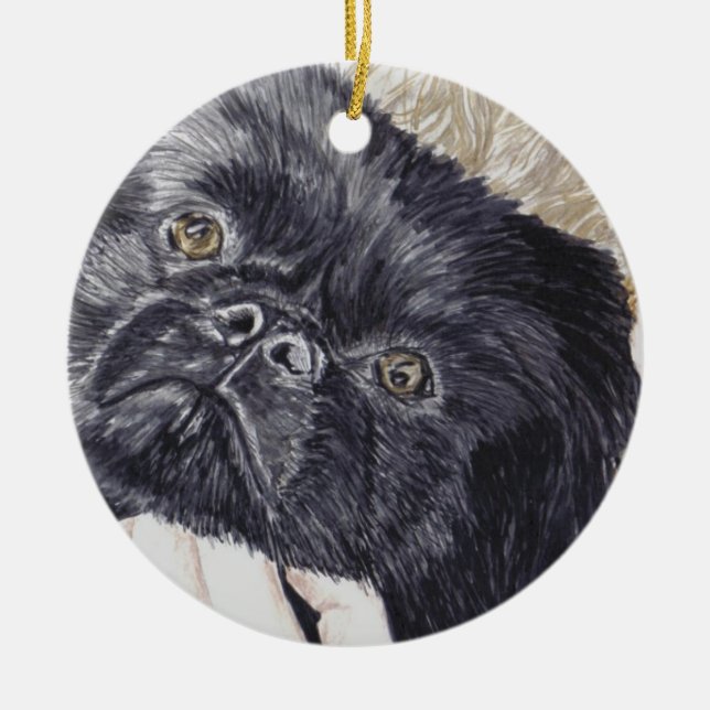 "PIXEL" prydnad Julgransprydnad Keramik (Framsidan)