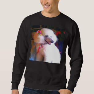 Pixel Pudel Lång Ärmad Tröja