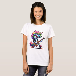 Pixel Punk Sten Unicorn T Shirt