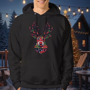 Pixel Ren Uggl jultröja Hoodie