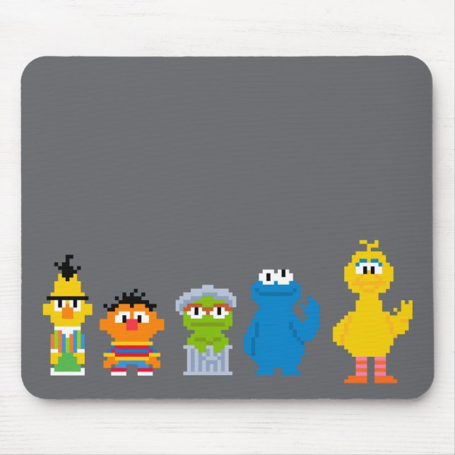 Pixel Sesame Street-tecken Musmatta (Framsidan)