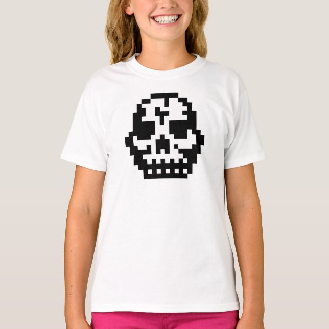 Pixel Skull Tröja (Framsida)