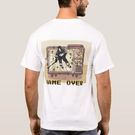 Pixel Sport Retro Gaming Hockey T-Shirt | Spela på