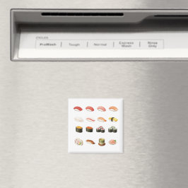 Pixel Sushi Magnet – Japanese Food Pixel Art