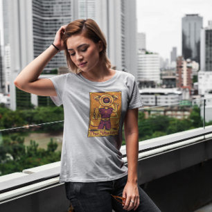 Pixel Tarot Card-Skater T Shirt