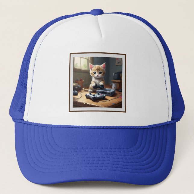 "Pixel Tassar: Gamer Kitten in action" Keps (Framsida)
