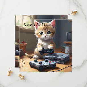 "Pixel Tassar: Gamer Kitten in action" Spara Datumet